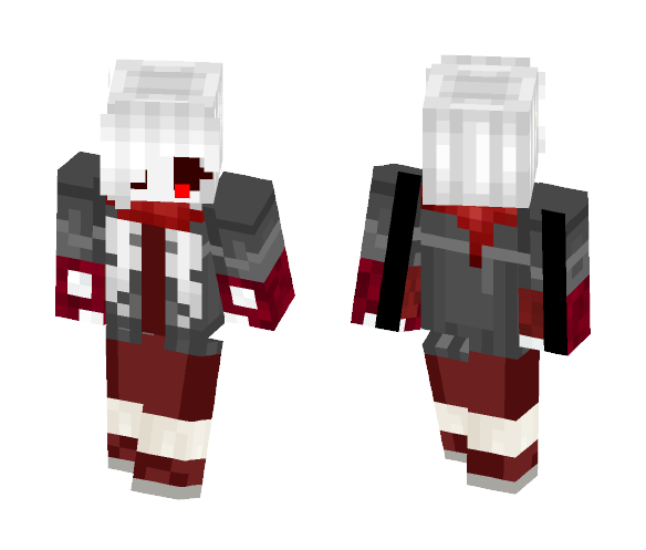 GenocideSwap sans ( girl version ) - Girl Minecraft Skins - image 1