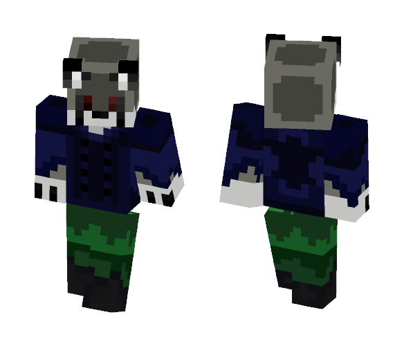 HellHusky No. 1 - Male Minecraft Skins - image 1
