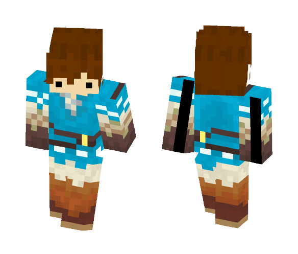 Link (Breath of the Wild) - Male Minecraft Skins - image 1