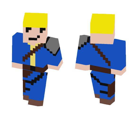 Fallout Boy Armored - Boy Minecraft Skins - image 1