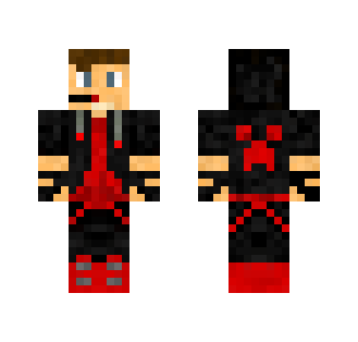 Red gamer boy
