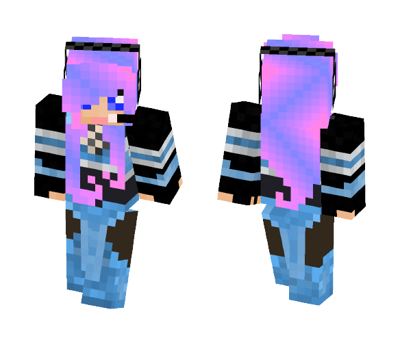 Download Free Gamer Girl Skin for Minecraft image 1 Gamer Girl - Girl Minecraft Skins - image 1