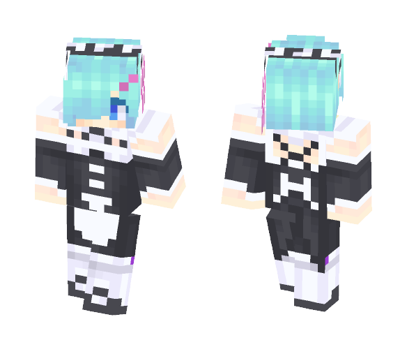 Rem (Re:Zero) - Female Minecraft Skins - image 1