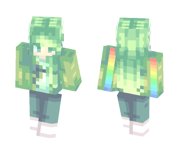 ༺|✿ gяєєиℓєαf ✿|༻ - Female Minecraft Skins - image 1