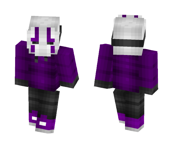 ~Purple masked~ - Interchangeable Minecraft Skins - image 1
