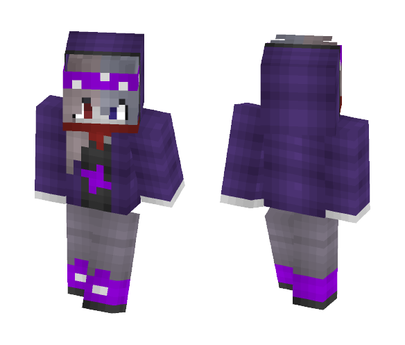 ~Purple girl~ - Female Minecraft Skins - image 1