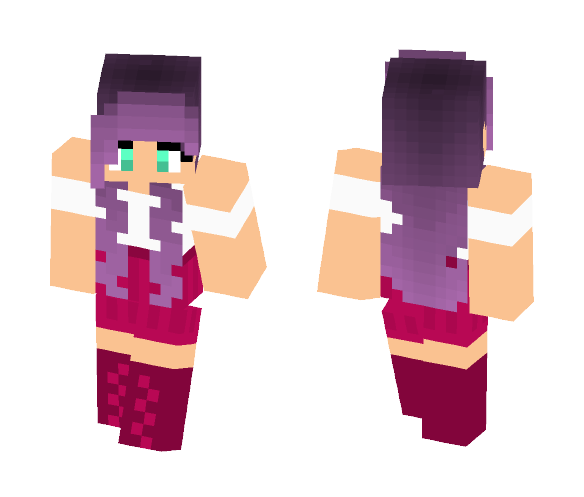 Pink & Purple - Female Minecraft Skins - image 1