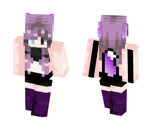 Galaxy (fix) - Female Minecraft Skins - image 1