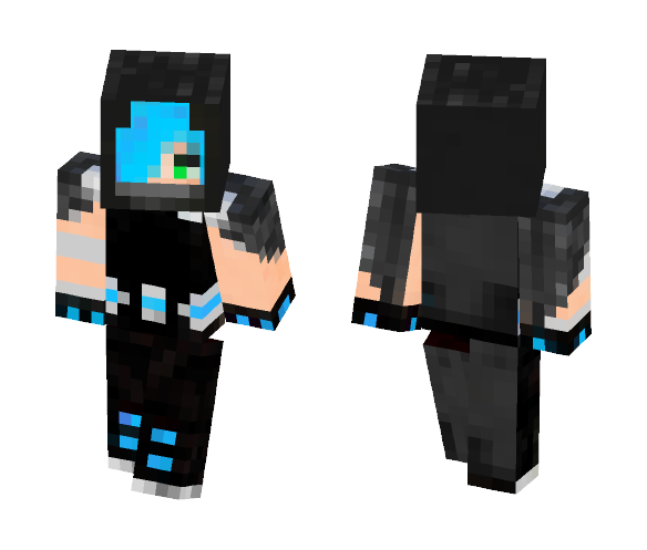 BlueGauntlet (male version) - Male Minecraft Skins - image 1
