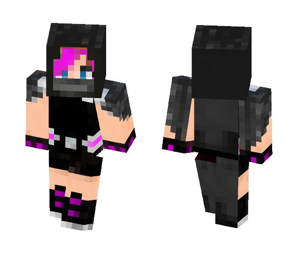 PinkGauntlet (version 1) - Female Minecraft Skins - image 1