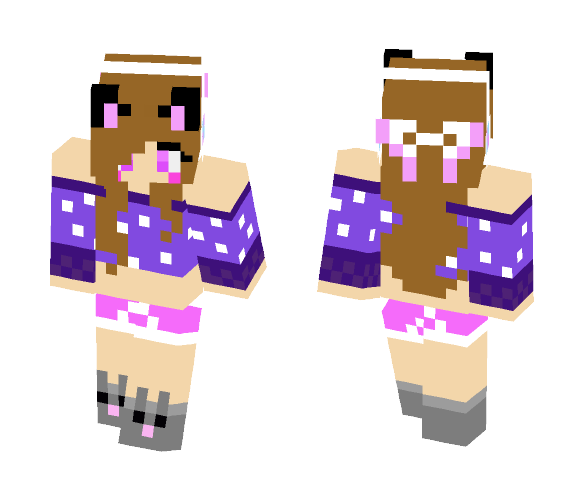 space cat!!!! 0o0 - Female Minecraft Skins - image 1