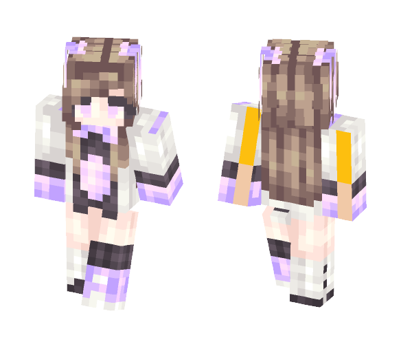 Electric Bunny - Female Minecraft Skins - image 1