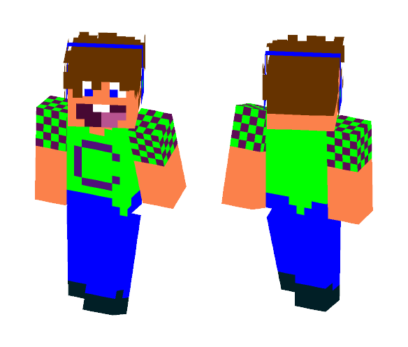 Enthusiastic Gamer - Male Minecraft Skins - image 1