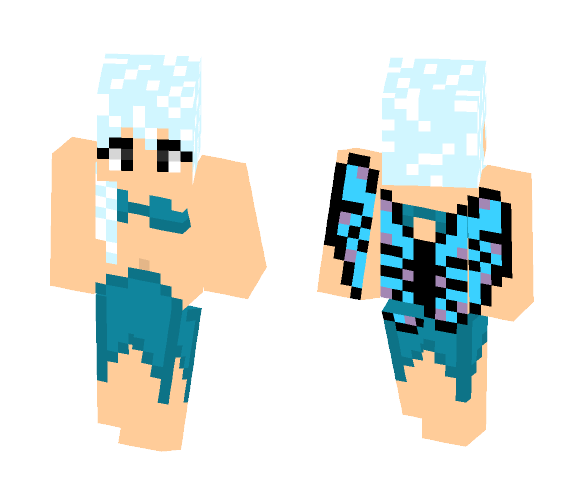 Aquarius-- Water Spirit-- OC - Female Minecraft Skins - image 1