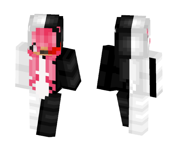 MonoKuma Pink - Female Minecraft Skins - image 1