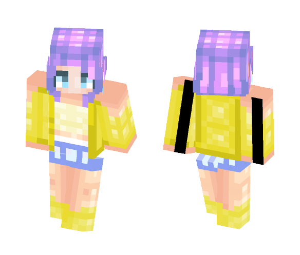 Download Free Pastel Request for Angelxx Skin for Minecraft image 1 Pastel Request for Angelxx - Female Minecraft Skins - image 1