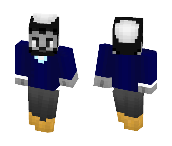 Gray in a Colorful World - Male Minecraft Skins - image 1