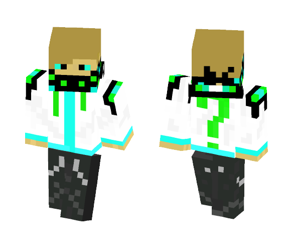 White hoodie - Male Minecraft Skins - image 1