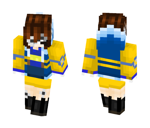Starfell Frisk - Female Minecraft Skins - image 1
