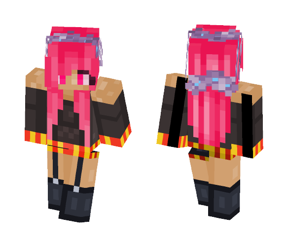 Wizza Pink - Female Minecraft Skins - image 1