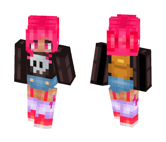 Traveler Pink - Female Minecraft Skins - image 1