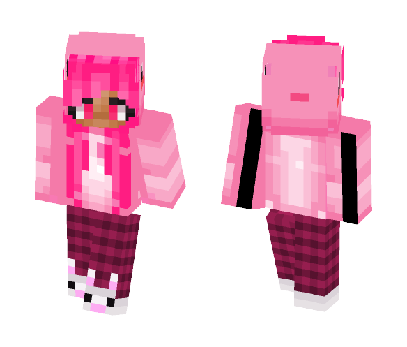 Pajama Pink - Female Minecraft Skins - image 1