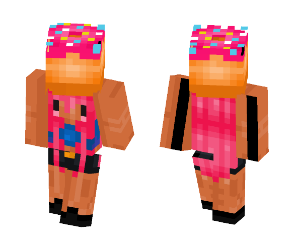 Donut Pink - Female Minecraft Skins - image 1