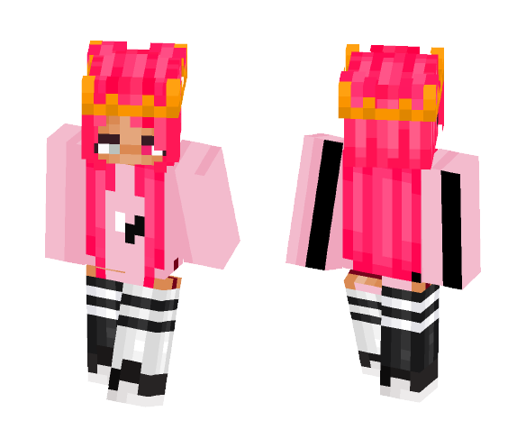 Crown Pink - Female Minecraft Skins - image 1