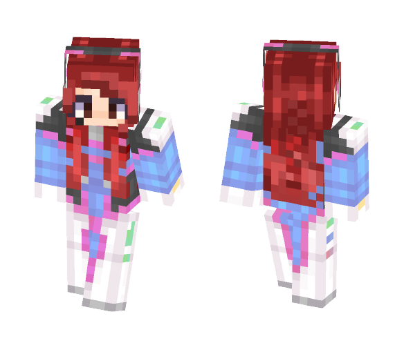 Erebus Lane - D.Va Version - Female Minecraft Skins - image 1