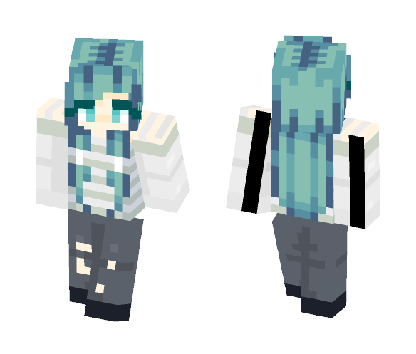 a perfect poster child... - Female Minecraft Skins - image 1