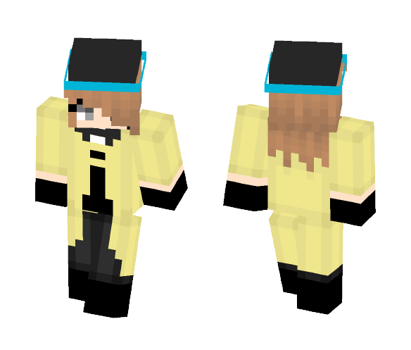 Female ! Bill Cipher Cosplay Base - Female Minecraft Skins - image 1