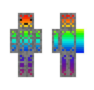 rainbow powered robot