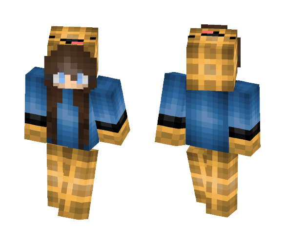 Download Free Waffle girl Skin for Minecraft image 1 Waffle girl - Girl Minecraft Skins - image 1
