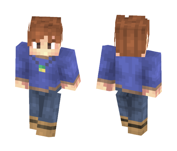 Pokemon - Gary Oak - Male Minecraft Skins - image 1