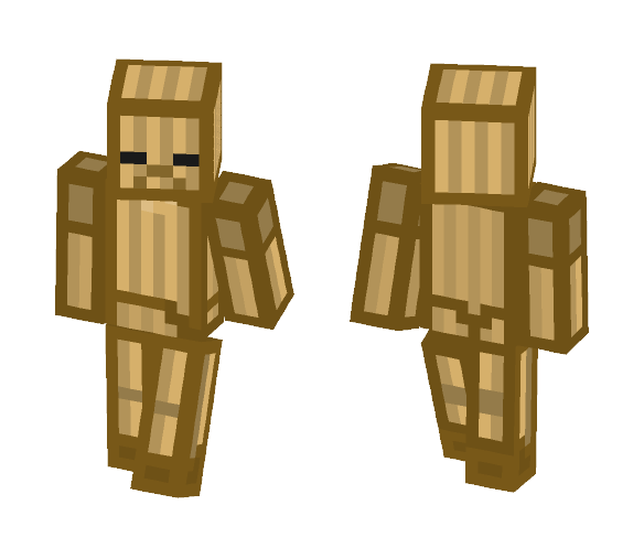 Cardboard Zombie - Male Minecraft Skins - image 1