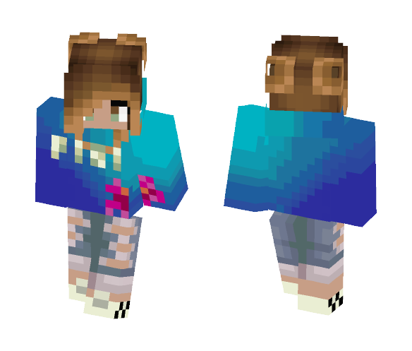 Figi Water Girl - Girl Minecraft Skins - image 1