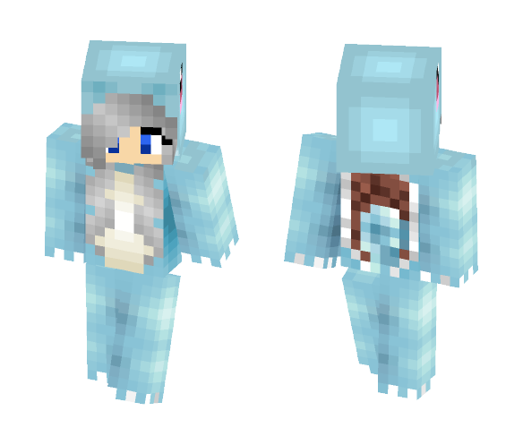 Squirtle girl - Girl Minecraft Skins - image 1
