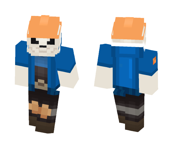 UnderFortress Sans - Male Minecraft Skins - image 1
