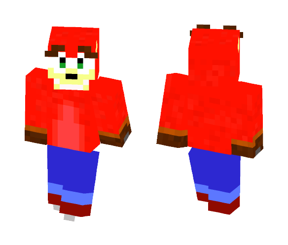 Crash Bandicoot - Male Minecraft Skins - image 1