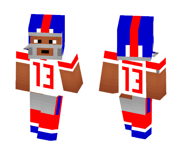 Odell Beckham Jr, (GIANTS) - Male Minecraft Skins - image 1