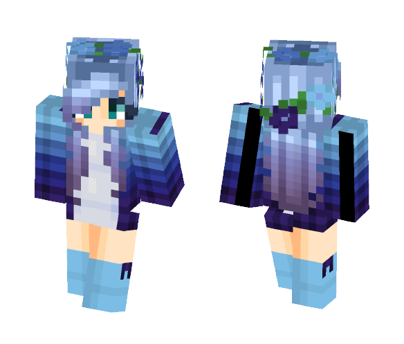 ~Deep Into Gradient~ - Female Minecraft Skins - image 1
