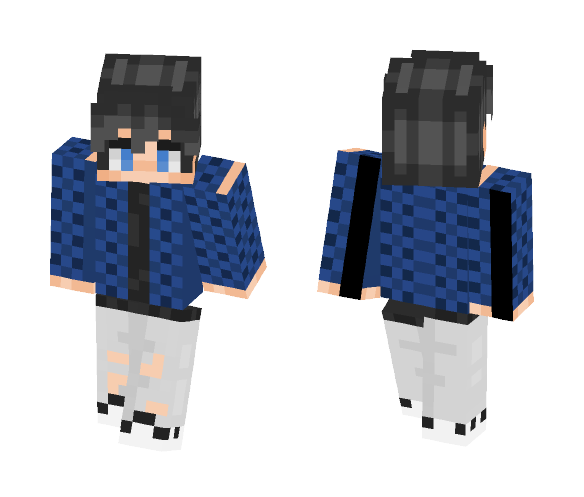 Blue Shirt - Male Minecraft Skins - image 1