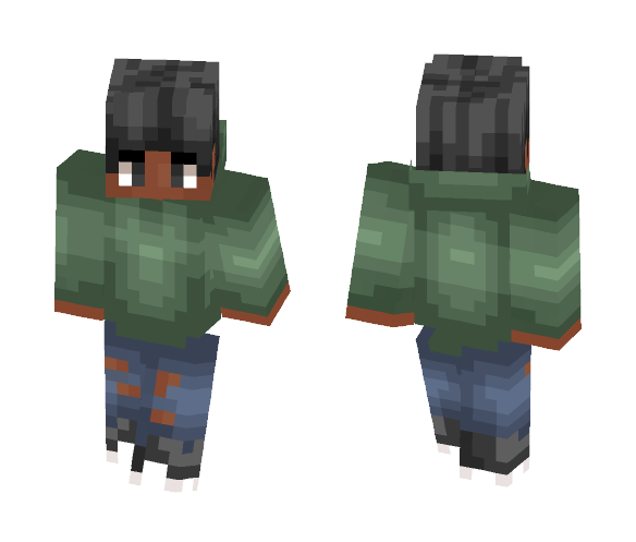 Green Jacket - Male Minecraft Skins - image 1