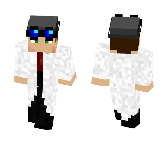 Makeshift Genius - Male Minecraft Skins - image 1