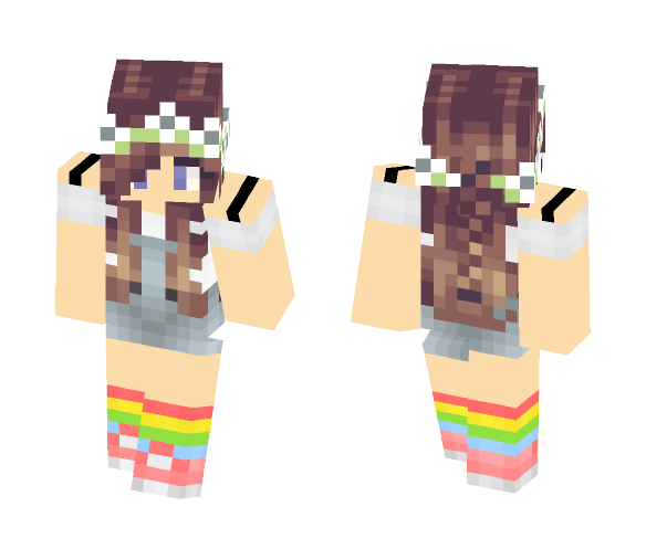 Download Free Casual Girl Skin for Minecraft image 1 Casual Girl - Girl Minecraft Skins - image 1