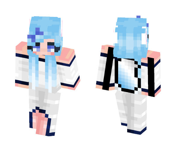 Snow wolf - Female Minecraft Skins - image 1