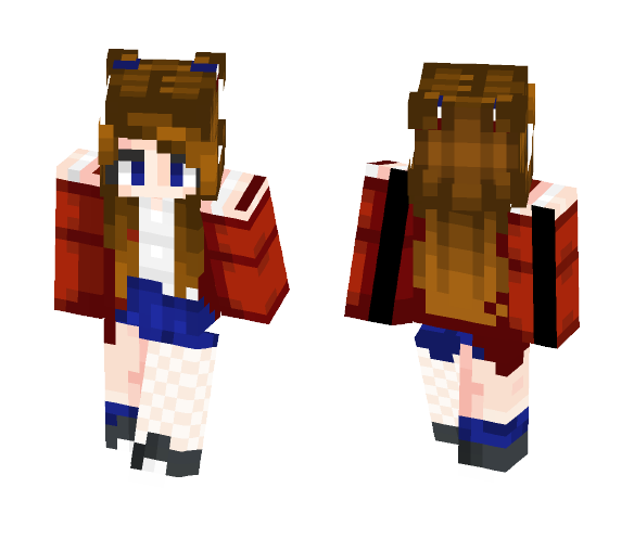 Download Free 4th of July Skin for Minecraft image 1 4th of July - Female Minecraft Skins - image 1