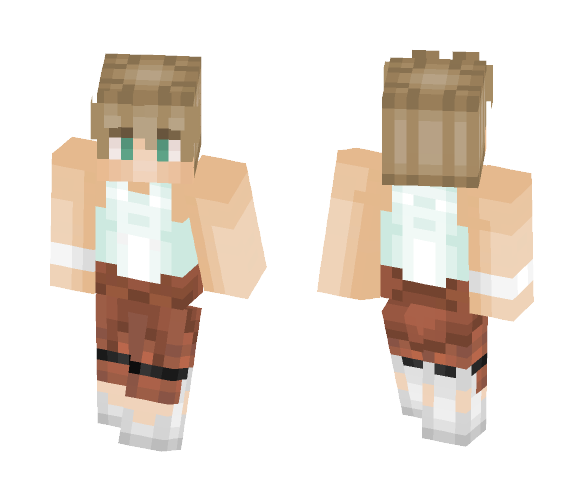 Male Test Subject (Portal 1-2) - Male Minecraft Skins - image 1