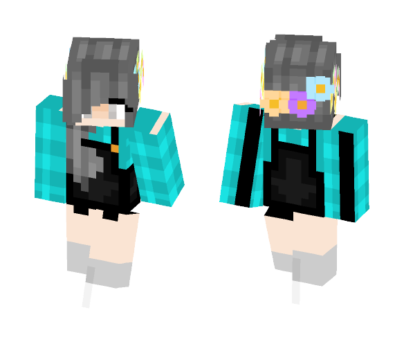 _+SUNSHINE+_ Flower crown Girl - Flower Crown Minecraft Skins - image 1