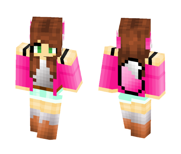 Cute wolf girl - Cute Girls Minecraft Skins - image 1